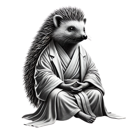 Hedgehog-in-gown Hedgehog-in-gown
